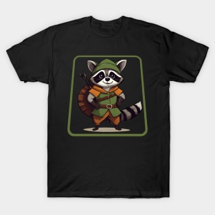 Raccoon Robin Hood T-Shirt